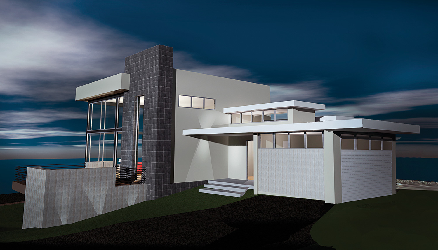 Griffin Architects rendering of the future Brothers/Klappenberger residence.