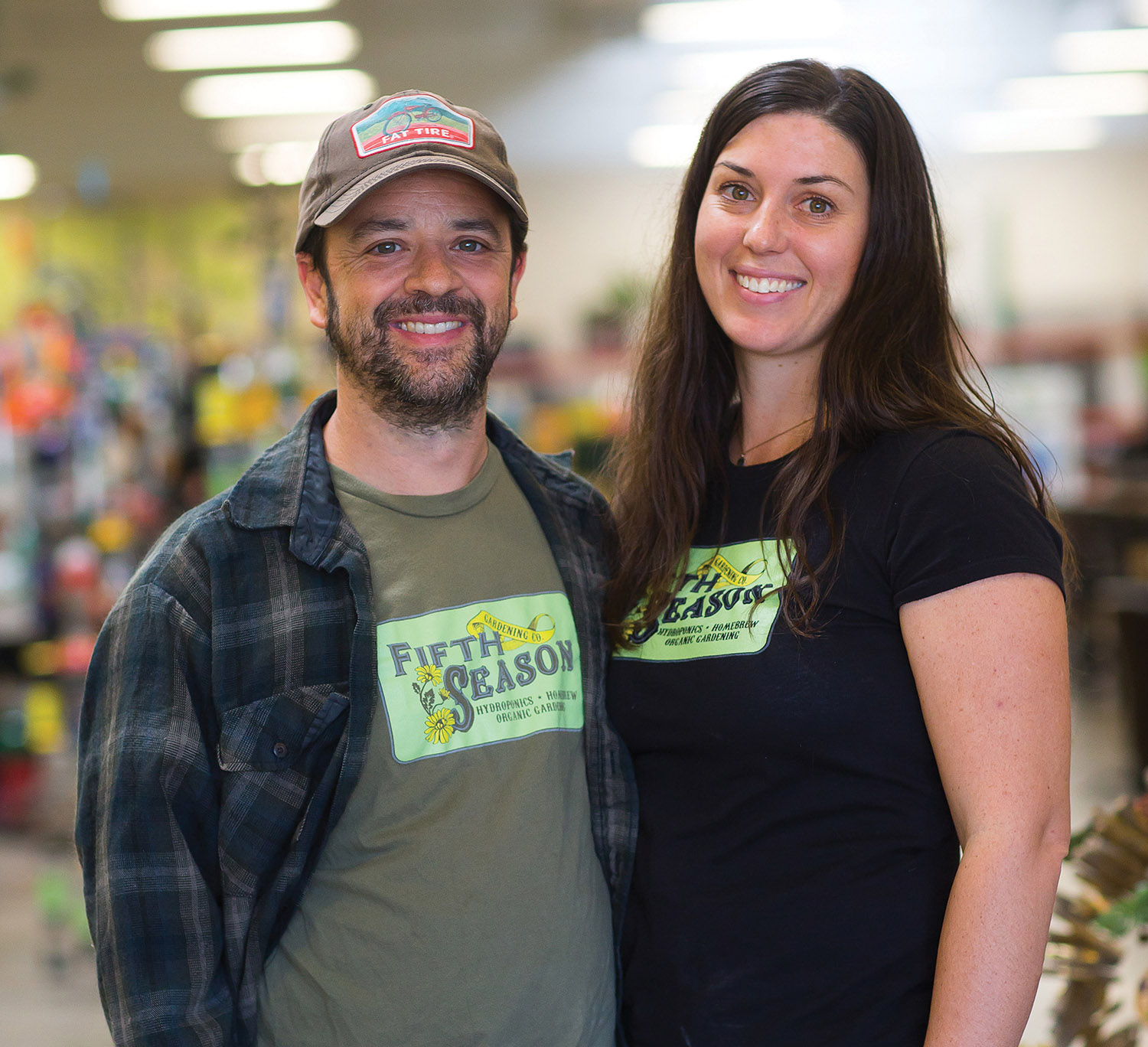 Mike and Kristin Weeks have introduced hydroponics to the masses. Photo by Tim Robison